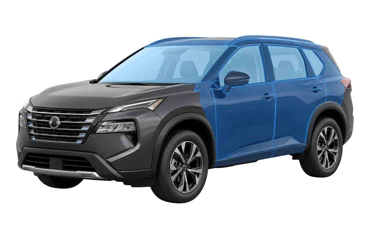 SUV con zonas de blindaje